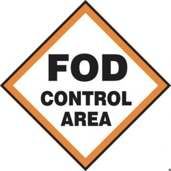 Accuform SAFETY SIGN FOD CONTROL AREA 12 X MQTL522XL MQTL522XL - main